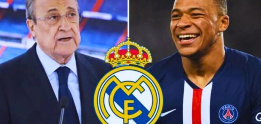 Florentino Pérez et Kylian Mbappé